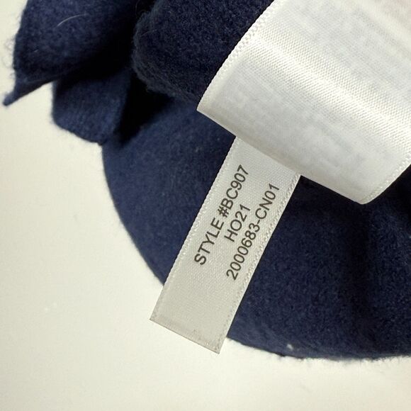 J.Crew Womens Turtleneck Sweater XS Blue Wool Blend Side Buttons Preppy Academia - Picture 7 of 9